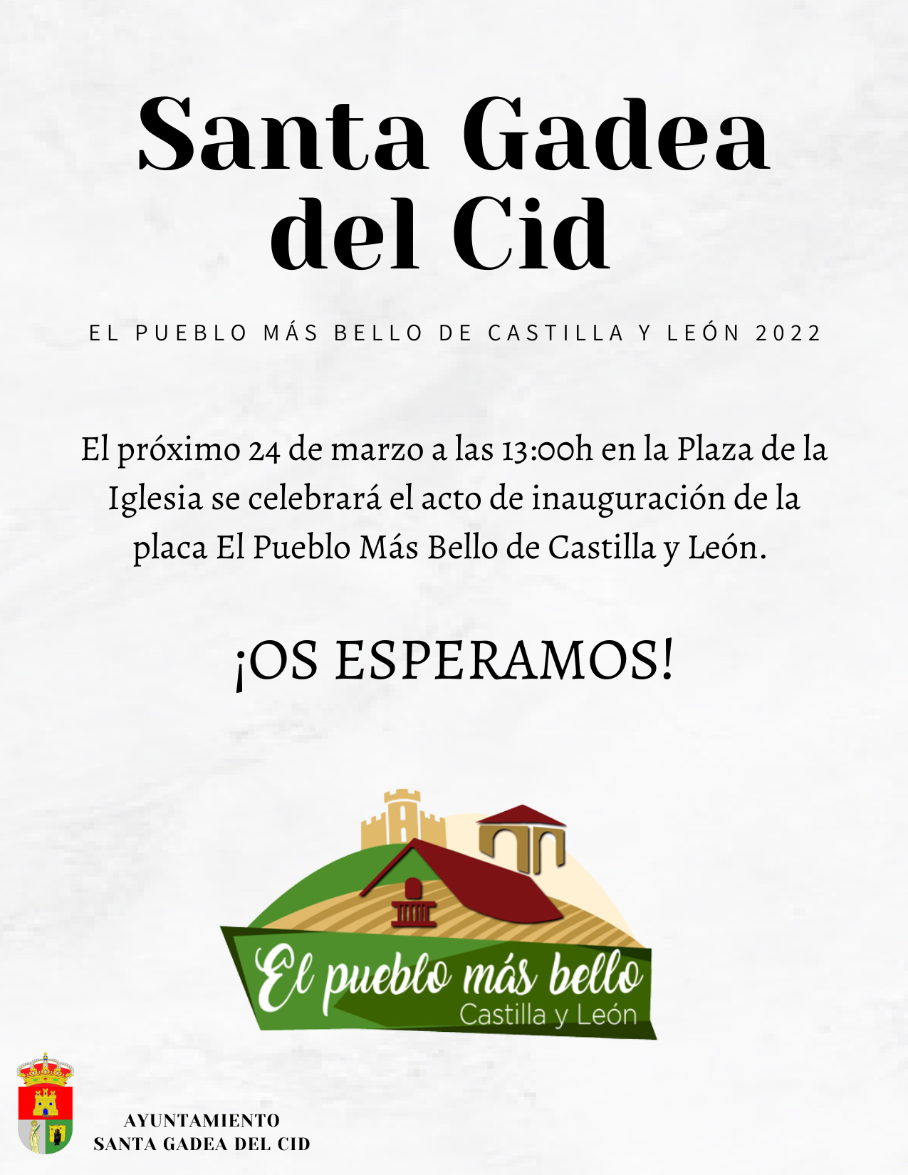 Inauguración del Pueblo Más Bello de Castilla y León 2022